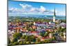 Aerial Panorama of Tallinn, Estonia-Scanrail-Mounted Photographic Print