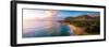Aerial Panorama of the West Coast of Oahu, Area of Papaoneone Beach. Hawaii, USA-Dudarev Mikhail-Framed Photographic Print