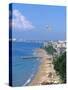 Aerial Parasail at Playa Los Muertos, Puerto Vallarta, Mexico-Bill Bachmann-Stretched Canvas