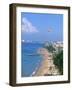 Aerial Parasail at Playa Los Muertos, Puerto Vallarta, Mexico-Bill Bachmann-Framed Photographic Print