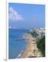 Aerial Parasail at Playa Los Muertos, Puerto Vallarta, Mexico-Bill Bachmann-Framed Photographic Print