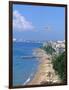 Aerial Parasail at Playa Los Muertos, Puerto Vallarta, Mexico-Bill Bachmann-Framed Photographic Print