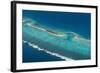 Aerial Photo of a Little Island in Tonga, South Pacific, Pacific-Michael Runkel-Framed Photographic Print