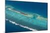 Aerial Photo of a Little Island in Tonga, South Pacific, Pacific-Michael Runkel-Mounted Photographic Print