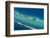 Aerial Photo of a Little Island in Tonga, South Pacific, Pacific-Michael Runkel-Framed Photographic Print