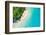 Aerial Photo of Beautiful Paradise Maldives - Tropical Beach on Island-Jag_cz-Framed Photographic Print