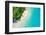 Aerial Photo of Beautiful Paradise Maldives - Tropical Beach on Island-Jag_cz-Framed Photographic Print