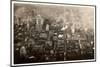 Aerial Photo of Downtown Philadelphia, Taken from the LZ 127 Graf Zeppelin, 1928-German photographer-Mounted Premium Photographic Print