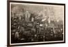 Aerial Photo of Downtown Philadelphia, Taken from the LZ 127 Graf Zeppelin, 1928-German photographer-Framed Photographic Print