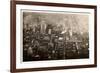 Aerial Photo of Downtown Philadelphia, Taken from the LZ 127 Graf Zeppelin, 1928-German photographer-Framed Photographic Print