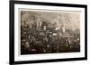 Aerial Photo of Downtown Philadelphia, Taken from the LZ 127 Graf Zeppelin, 1928-German photographer-Framed Photographic Print