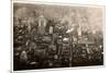 Aerial Photo of Downtown Philadelphia, Taken from the LZ 127 Graf Zeppelin, 1928-German photographer-Mounted Photographic Print