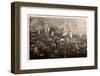 Aerial Photo of Downtown Philadelphia, Taken from the LZ 127 Graf Zeppelin, 1928-German photographer-Framed Photographic Print