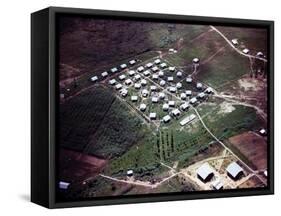 Aerial Photo of Jonestown, Guyana-null-Framed Stretched Canvas