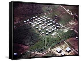 Aerial Photo of Jonestown, Guyana-null-Framed Stretched Canvas