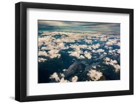 Aerial photo of Southeast Alaska-Mark A Johnson-Framed Photographic Print