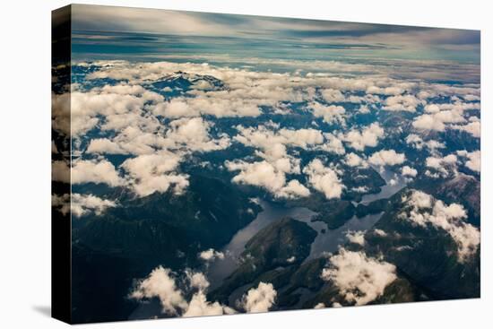 Aerial photo of Southeast Alaska-Mark A Johnson-Stretched Canvas