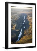 Aerial Photo of the Palouse River Which Has Cut a Canyon Through the Scablands of East Washington-Ben Herndon-Framed Photographic Print
