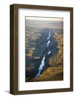 Aerial Photo of the Palouse River Which Has Cut a Canyon Through the Scablands of East Washington-Ben Herndon-Framed Photographic Print