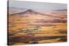 Aerial Photo of the Palouse with Steptoe Butte, Washington-Ben Herndon-Stretched Canvas