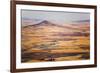 Aerial Photo of the Palouse with Steptoe Butte, Washington-Ben Herndon-Framed Photographic Print