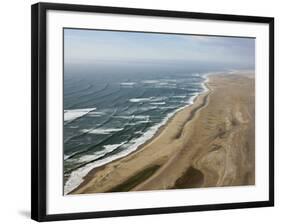 Aerial Photo of the Skeleton Coast, Namibia, Africa-Milse Thorsten-Framed Photographic Print