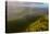 Aerial photograph of a rainbow & giant sand dunes, Great Sandy National Park, Australia-Mark A Johnson-Stretched Canvas