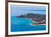 Aerial photograph of Moreton Island, Queensland, Australia-Mark A Johnson-Framed Photographic Print