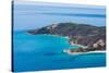 Aerial photograph of Moreton Island, Queensland, Australia-Mark A Johnson-Stretched Canvas