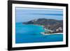 Aerial photograph of Moreton Island, Queensland, Australia-Mark A Johnson-Framed Photographic Print