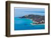 Aerial photograph of Moreton Island, Queensland, Australia-Mark A Johnson-Framed Photographic Print