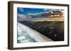 Aerial photograph of the beach & shoreline of Noosa North Shore, Great Sandy National Park-Mark A Johnson-Framed Photographic Print