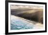 Aerial photograph of the beach & shoreline of Noosa North Shore, Great Sandy National Park-Mark A Johnson-Framed Photographic Print