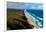 Aerial photograph of the beach & shoreline of Noosa North Shore, Great Sandy National Park-Mark A Johnson-Framed Photographic Print