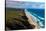 Aerial photograph of the beach & shoreline of Noosa North Shore, Great Sandy National Park-Mark A Johnson-Stretched Canvas