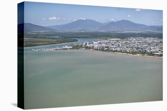 Aerial Photograph of the City and the Mouth of Trinity Inlet-Louise Murray-Stretched Canvas