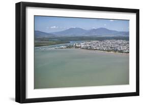 Aerial Photograph of the City and the Mouth of Trinity Inlet-Louise Murray-Framed Photographic Print