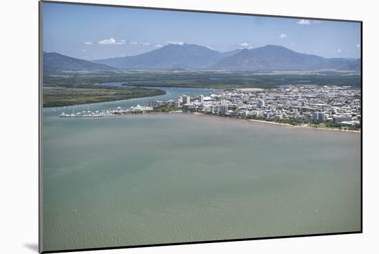Aerial Photograph of the City and the Mouth of Trinity Inlet-Louise Murray-Mounted Photographic Print