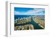 Aerial photograph of the Surfers Paradise skyline, Gold Coast, Queensland, Australia-Mark A Johnson-Framed Photographic Print