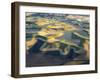 Aerial Photography at Harvest Time in the Palouse Region of Eastern Washington-Julie Eggers-Framed Premium Photographic Print