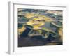 Aerial Photography at Harvest Time in the Palouse Region of Eastern Washington-Julie Eggers-Framed Premium Photographic Print