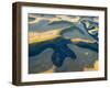 Aerial Photography at Harvest Time in the Palouse Region of Eastern Washington-Julie Eggers-Framed Photographic Print