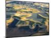 Aerial Photography at Harvest Time in the Palouse Region of Eastern Washington-Julie Eggers-Mounted Photographic Print