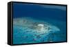 Aerial Photography of Coral Reef Formations of the Great Barrier Reef-Louise Murray-Framed Stretched Canvas