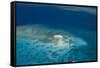 Aerial Photography of Coral Reef Formations of the Great Barrier Reef-Louise Murray-Framed Stretched Canvas