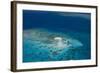 Aerial Photography of Coral Reef Formations of the Great Barrier Reef-Louise Murray-Framed Photographic Print