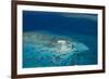 Aerial Photography of Coral Reef Formations of the Great Barrier Reef-Louise Murray-Framed Photographic Print