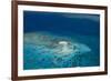 Aerial Photography of Coral Reef Formations of the Great Barrier Reef-Louise Murray-Framed Photographic Print