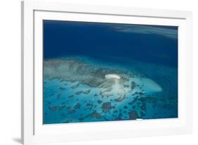 Aerial Photography of Coral Reef Formations of the Great Barrier Reef-Louise Murray-Framed Photographic Print