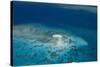 Aerial Photography of Coral Reef Formations of the Great Barrier Reef-Louise Murray-Stretched Canvas